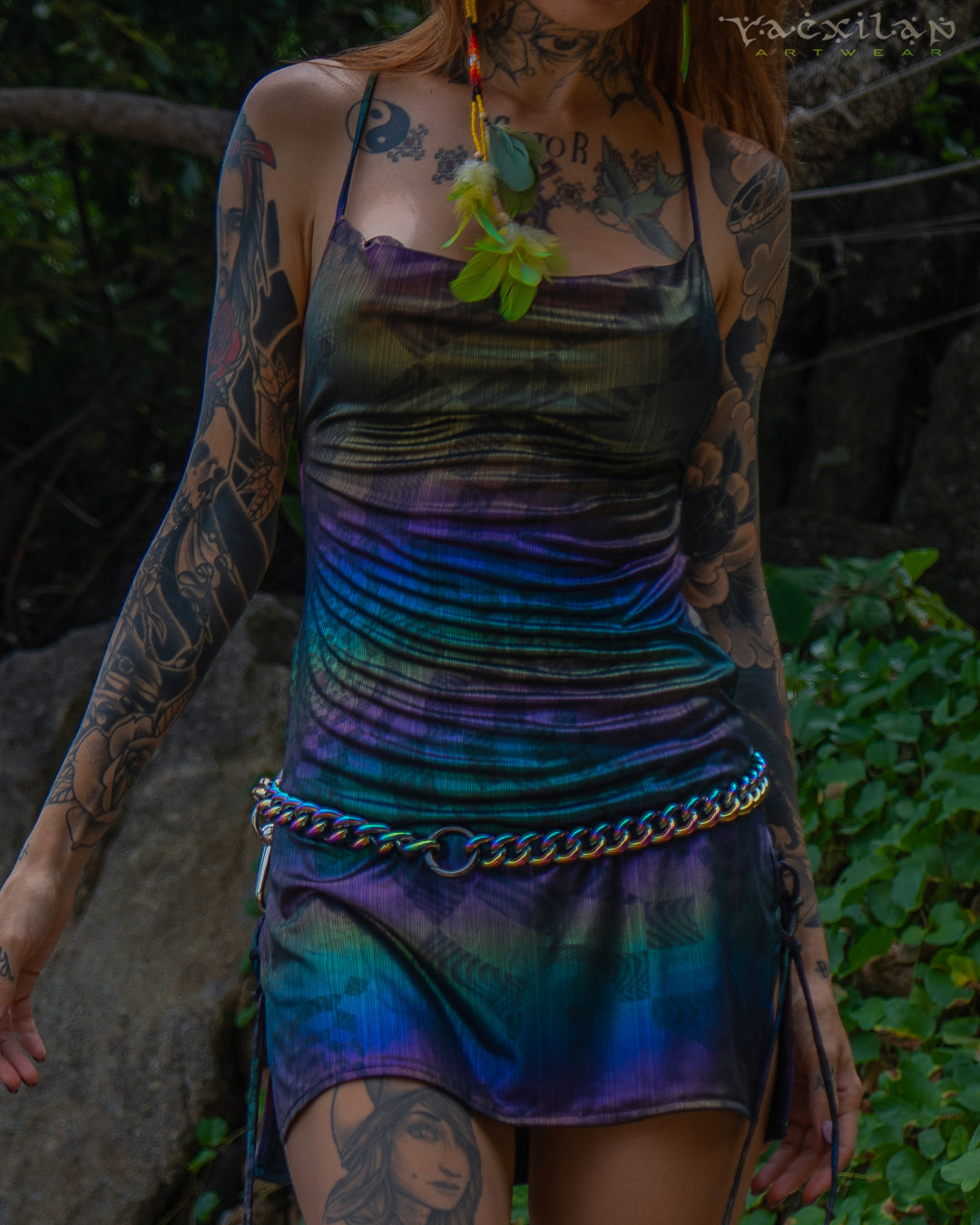 Mini BOMB DRESS / Holographic Rainbow - MATZOKIO